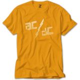 Z zepplin Ac Dc Sprayed Sarı T-Shirt - 2XL