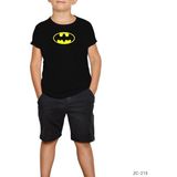 Z zepplin Batman Siyah Çocuk Tişört - 11 - 12 Yaş