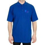 Z zepplin Bmw Colourful Logo Polo Yaka Renkli Tişört - XL - Mavi