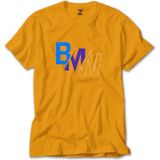 Z zepplin Bmw Colourful Logo Sarı T-Shirt - 5XL