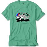 Z zepplin Bmw E28 Shark Yeşil Tişört - 4XL