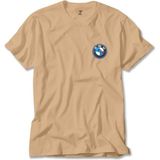Z zepplin Bmw Gs Logo Krem Tişört - 4XL