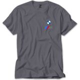 Z zepplin Bmw Logo M Power Gri Tişört - XL