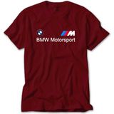 Z zepplin Bmw Logo M Power Motorsport Kırmızı Tişört