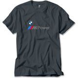 Z zepplin Bmw Logo M Power Yazı Füme Tişört - 5XL