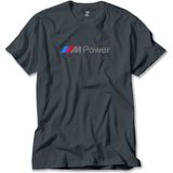 Z zepplin Bmw M Power Text Füme Tişört - 2XL