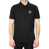 Z zepplin Bmw New Logo 2023 Black Polo Yaka Renkli Tişört - Siyah