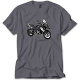 Z zepplin Bmw R1200 Gs Gri Tişört - XL
