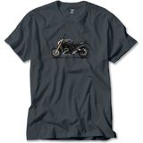 Z zepplin Bmw R1200R Füme Tişört - 4XL