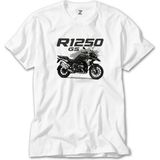 Z zepplin Bmw R1250 Gs Beyaz Tişört - 4XL