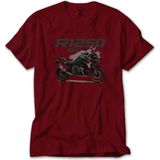 Z zepplin Bmw R1250 Gs Kırmızı Tişört - 5XL
