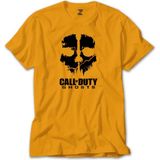Z zepplin Call Of Duty Black Ghosts Sarı Tişört - XS