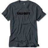 Z zepplin Call Of Duty Black Text Füme Tişört - XL