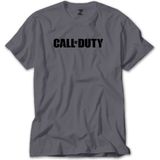 Z zepplin Call Of Duty Black Text Gri Tişört - XL