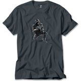 Z zepplin Call Of Duty Combatant Füme Tişört - 2XL