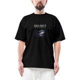 Z zepplin Call Of Duty Ghosts Oversize Siyah Tişört - 2XL