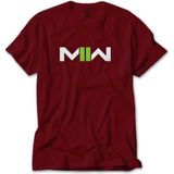 Z zepplin Call Of Duty Modern Warfare Iı Logo Kırmızı Tişört - 2XL