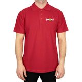 Z zepplin Call Of Duty Modern Warfare Iı Logo Polo Yaka Renkli Tişört - XL - Kırmızı