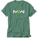 Z zepplin Call Of Duty Modern Warfare Iı Logo Yeşil Tişört - 3XL
