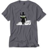 Z zepplin Call Of Duty Silhouette M3 Gri Tişört - XL
