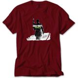 Z zepplin Call Of Duty Silhouette M3 Kırmızı Tişört - XS