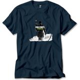 Z zepplin Call Of Duty Silhouette M3 Lacivert Tişört - 2XL