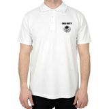 Z zepplin Call Of Duty Skull Polo Yaka Renkli Tişört - 2XL - Beyaz
