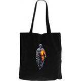 Z zepplin Call Of Duty Skull Warrior Siyah Kanvas Bez Çanta - 35x40cm
