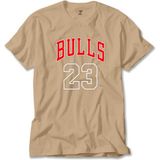 Z zepplin Chicago Bulls 23 Krem Tişört - XL