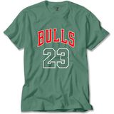 Z zepplin Chicago Bulls 23 Yeşil Tişört - 3XL