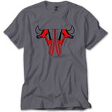 Z zepplin Chicago Bulls Shoes Gri Tişört - XL