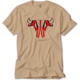Z zepplin Chicago Bulls Shoes Krem Tişört - 4XL