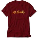 Z zepplin Def Leppard Logo Kırmızı Tişört - 2XL