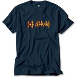 Z zepplin Def Leppard Logo Lacivert Tişört - 2XL