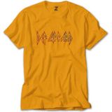 Z zepplin Def Leppard Logo Sarı Tişört - 2XL