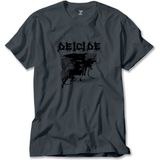 Z zepplin Deicide Band Metal Slayer Füme Tişört - XL