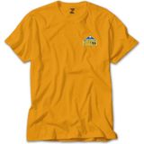 Z zepplin Denver Nuggets Logo Sarı Tişört