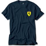 Z zepplin Ferrari Logo Lacivert Tişört - XL