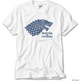 Z zepplin Game Of Thrones Blue Winter Is Coming Beyaz Tişört
