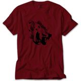 Z zepplin Game Of Thrones Lone Wolf Kırmızı Tişört - XS
