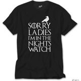 Z zepplin Game Of Thrones Sorry Ladies Siyah Tişört - XL