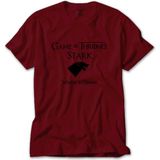 Z zepplin Game Of Thrones Stark Kırmızı Tişört - XL