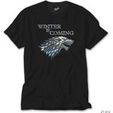 Z zepplin Game Of Thrones Winter Is Coming Epic Siyah Tişört - 5XL