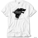 Z zepplin Game Of Thrones Winter Is Coming In Beyaz Tişört - 3XL
