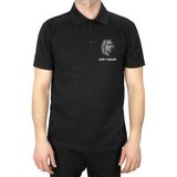 Z zepplin Kurt Cobain Lyrcis Polo Yaka Renkli Tişört - M - Siyah
