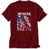 Z zepplin Metallica 2025 Tour Kırmızı Tişört - XL