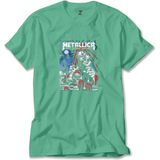 Z zepplin Metallica 2025 Tour Yeşil Tişört - XL