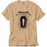 Z zepplin Metallica Death Magnetic Albums Krem Tişört - XL
