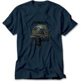 Z zepplin Metallica Diposab E Heroes Lacivert Tişört - 5XL