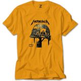 Z zepplin Metallica Diposab E Heroes Sarı Tişört